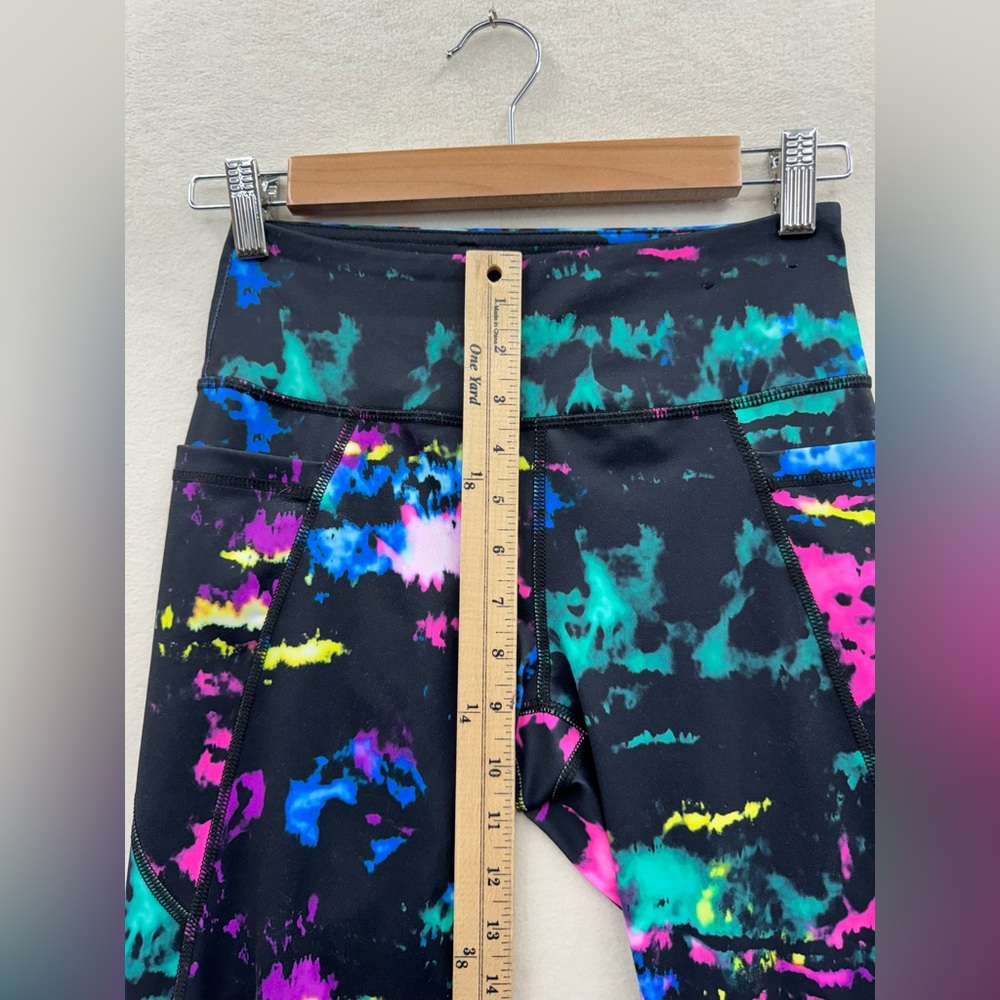 Fila Sport Women’s Small Running Leggings Bright Tie Dye Performance Athlete - Picture 6 of 8